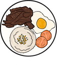 Tapsilog Pinoy Dish Illustration